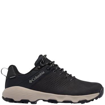 COLUMBIA MENS WATERPROOF LACE TRAINER - BLACK